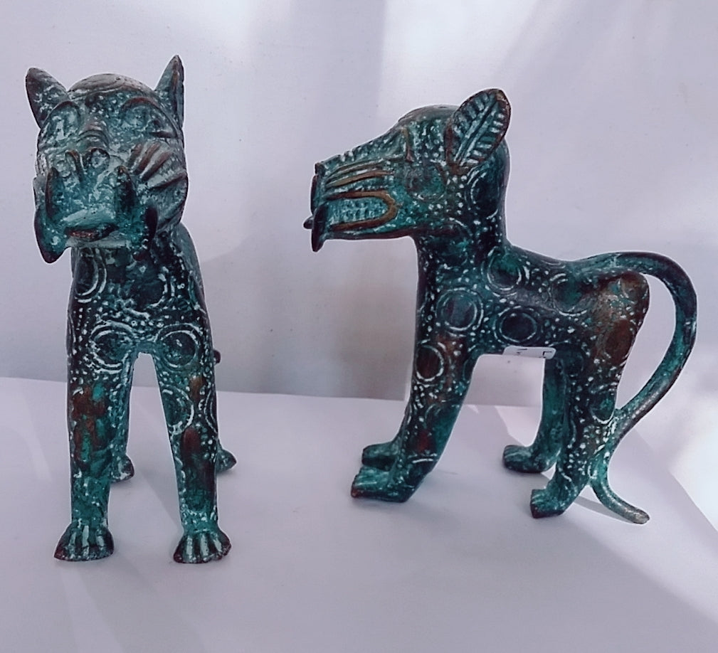 Cast Bronze Leopard (Benin)